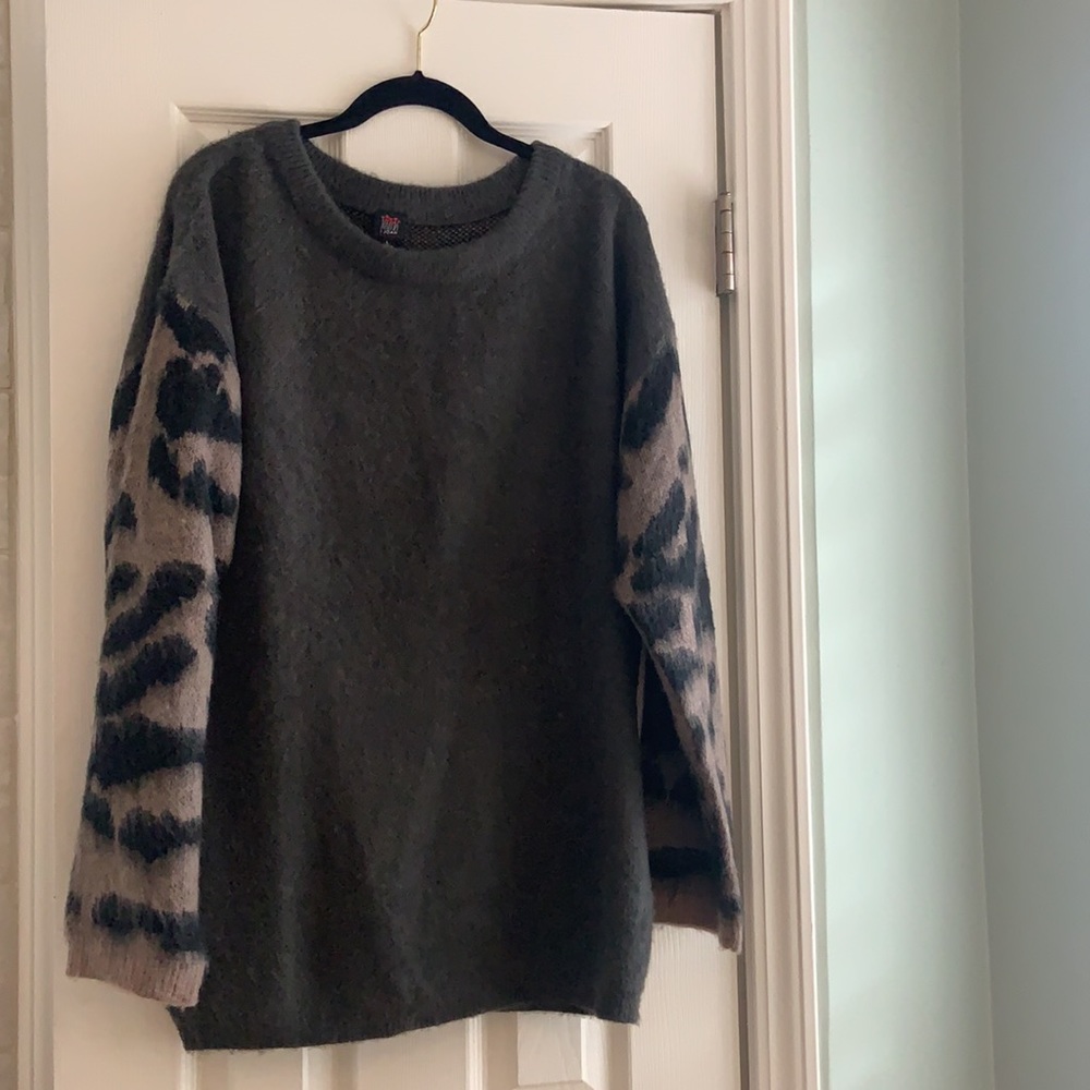Textured Leopard Sweater